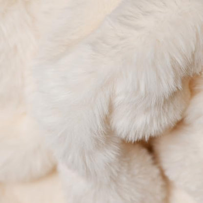 Rabbit Fur Luxury Plush Sherpa Throw Blanket