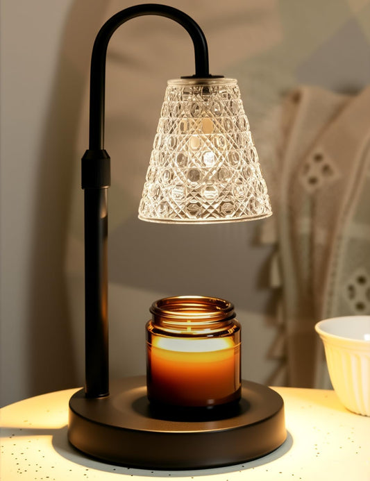 ACED Candle Warmer Lamp with Timer Dimmable, Wax Melt Warmer, Black [Energy Class G]
