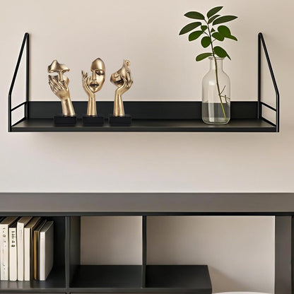 3 PCS Thinker Statue, Golden Black Abstract Art Sculpture Modern Home Decoration Desktop Decoration Christmas New Year Gift (3 Pcs Gold)