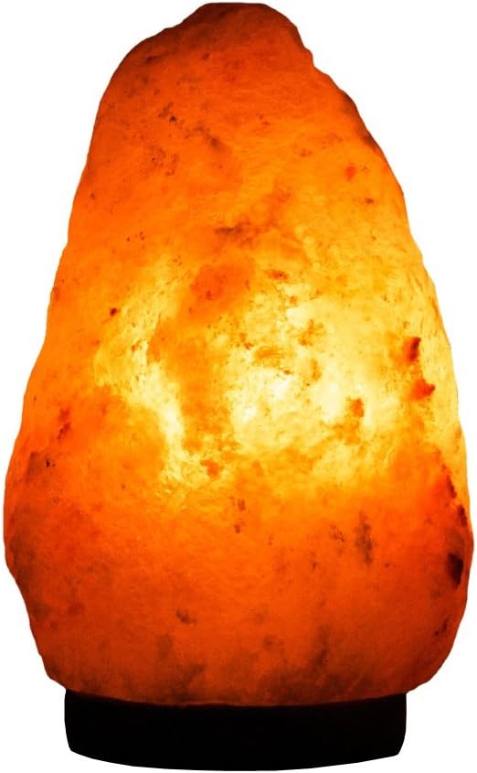Needs&Gifts 2-3 KG Prime Quality 100% Original Himalayan Crystal Rock Salt Lamp Natural from Foothills of The Himalayas Beautifully Hand Craft Comes with Complete Electric Fitting Guaranteed