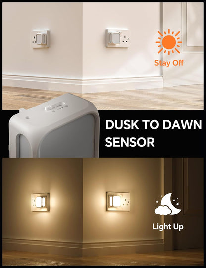 Night Light Plug in Wall, Dusk to Dawn