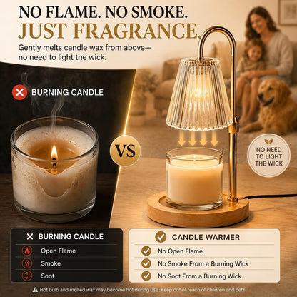 Funistree Candle Warmer Lamp Height Adjustable, Birthday Gifts for Women
