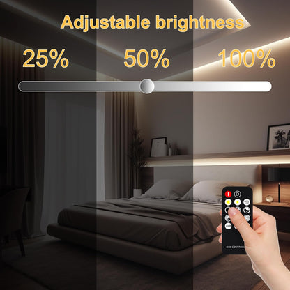 AXMOTUT COB LED Strip Lights 5m, 4000K Natural White Dimmable LED Strip, 1600 LEDs Super Bright DC24V LED Light Strip CRI90+ with RF Remote and UKCA Power Supply for DIY Home Decoration [Energy Class F]