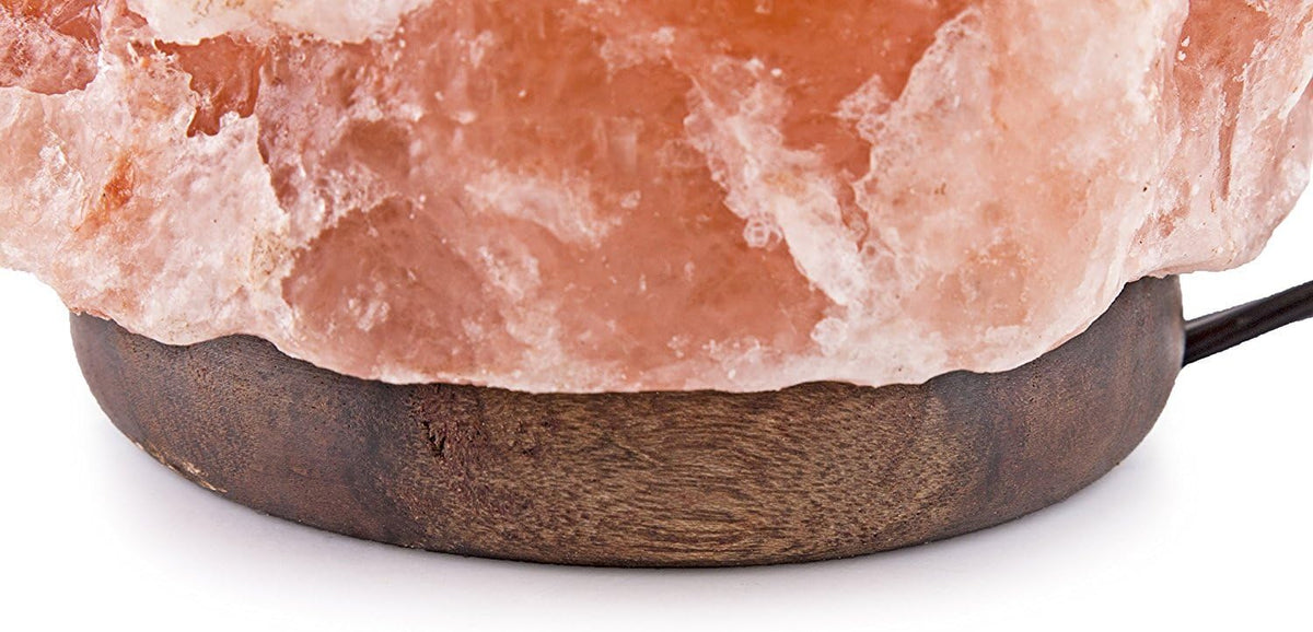 Needs&Gifts 2-3 KG Prime Quality 100% Original Himalayan Crystal Rock Salt Lamp Natural from Foothills of The Himalayas Beautifully Hand Craft Comes with Complete Electric Fitting Guaranteed