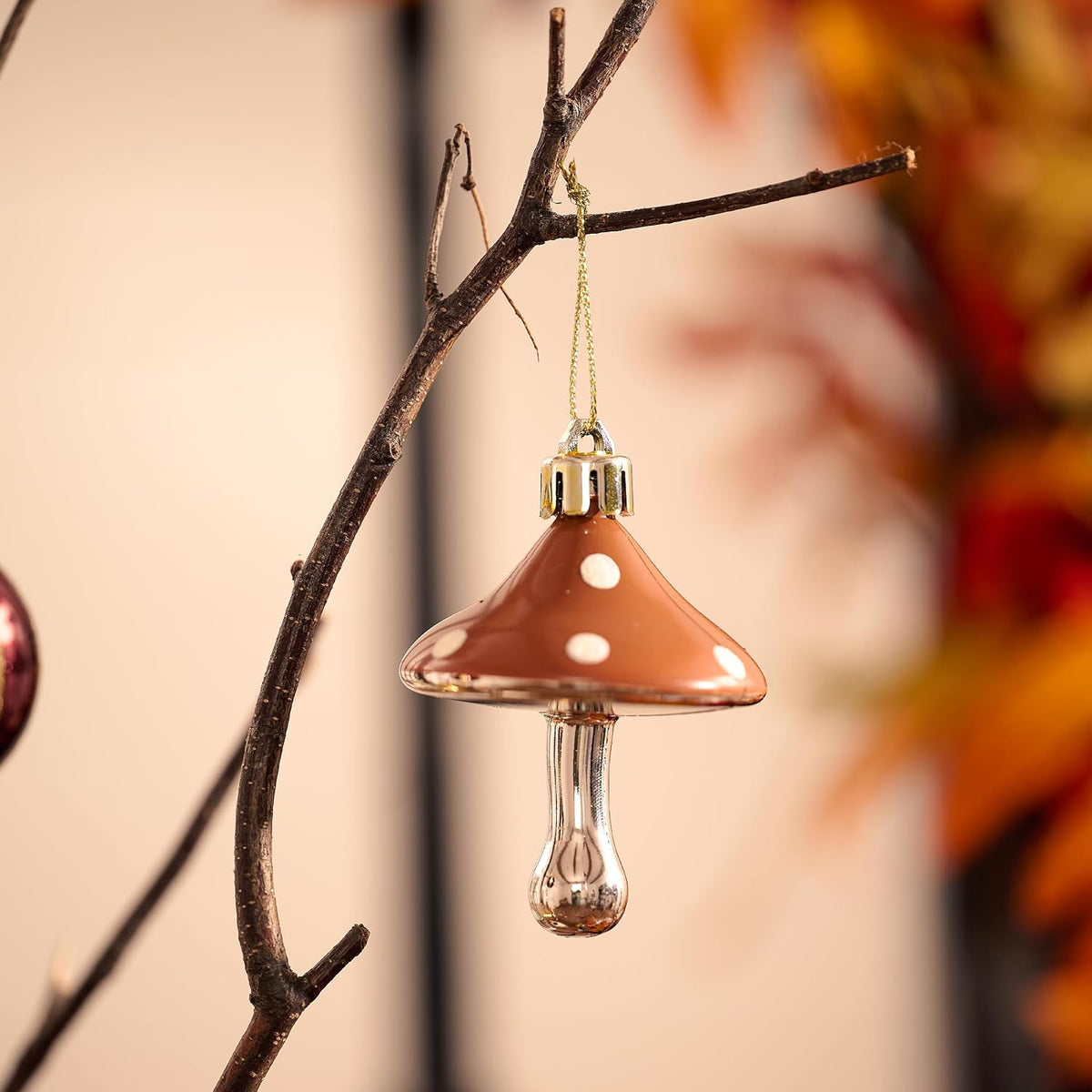 Valery Madelyn 24pcs Autumn Decorations, Halloween Tree baubles for Home Decor, Variaty Shatterproof Set with Gnomes for Harvest Halloween Christmas Holiday Party Gift, 28.5cm