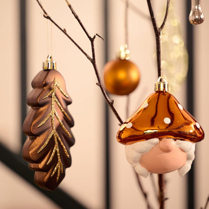 Valery Madelyn 24pcs Autumn Decorations, Halloween Tree baubles for Home Decor, Variaty Shatterproof Set with Gnomes for Harvest Halloween Christmas Holiday Party Gift, 28.5cm
