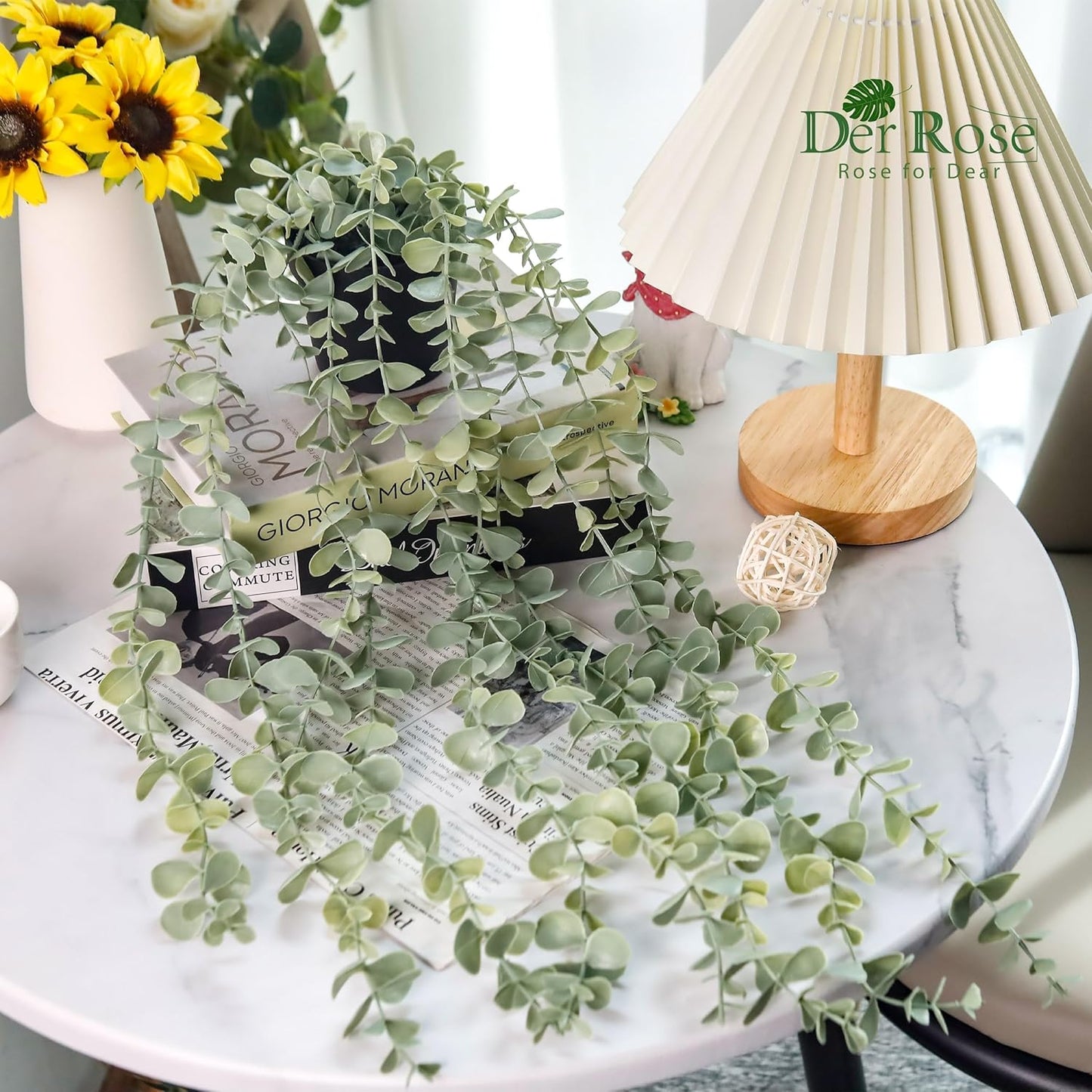 Der Rose Fake Eucalyptus Plants Artificial Plants
